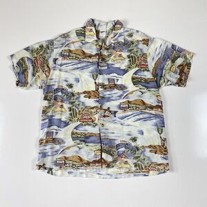 Vintage Warner Bros. Looney Toons Taz Devil Shirt Size Large Missing Buttons